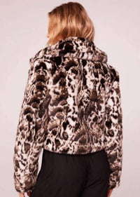 Band Of Gypsies - Crop Faux Fur Sweater