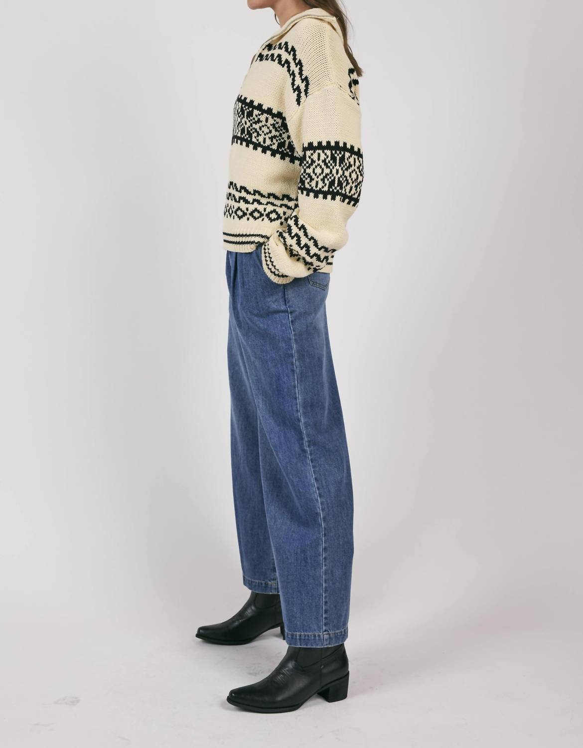 Sage The Label - Great Outdoors Half Zip Sweater