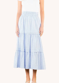 Thml - Smocked Waist Tiered Long Skirt