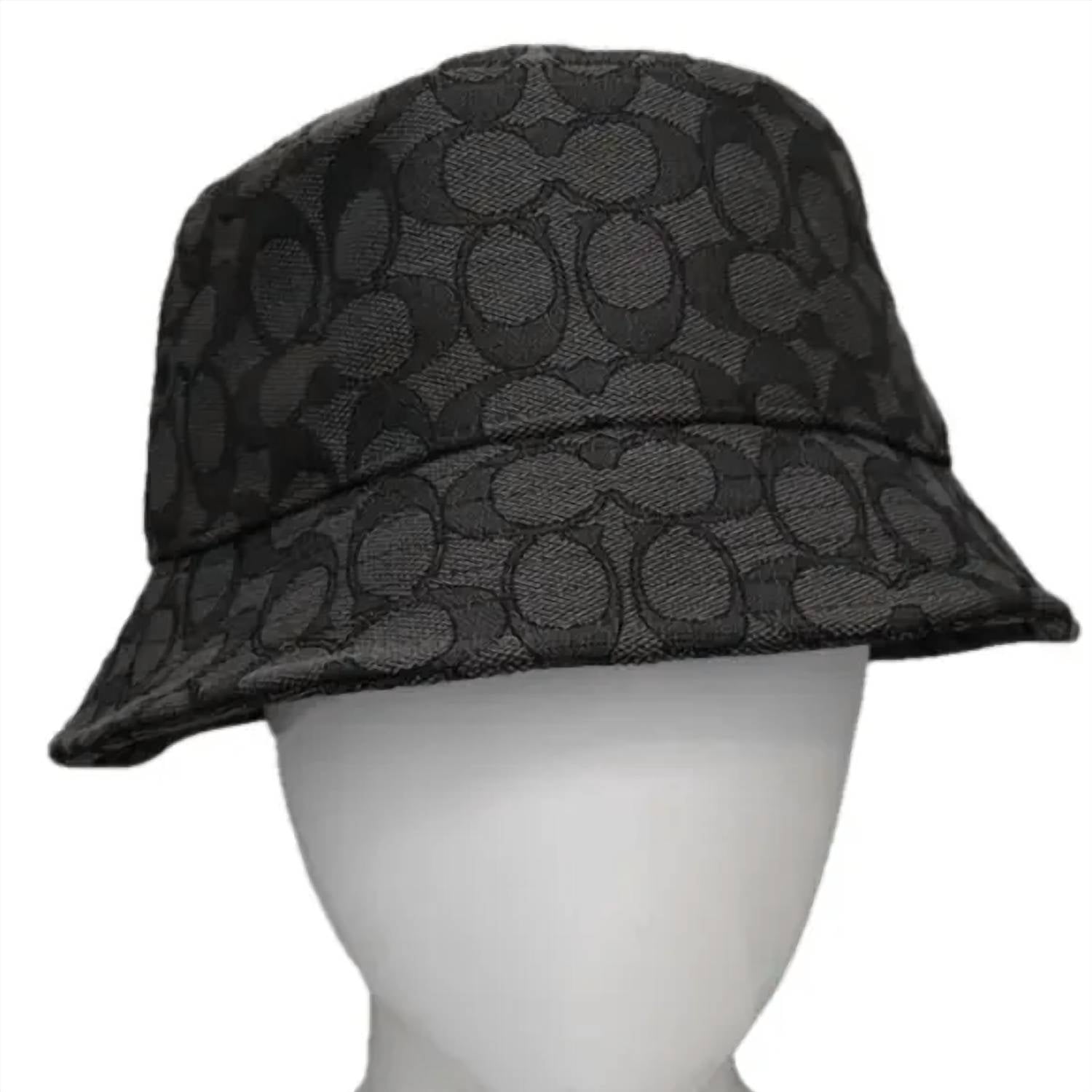 Coach - Unisex Signature Jacquard Cotton Blend Bucket Hat