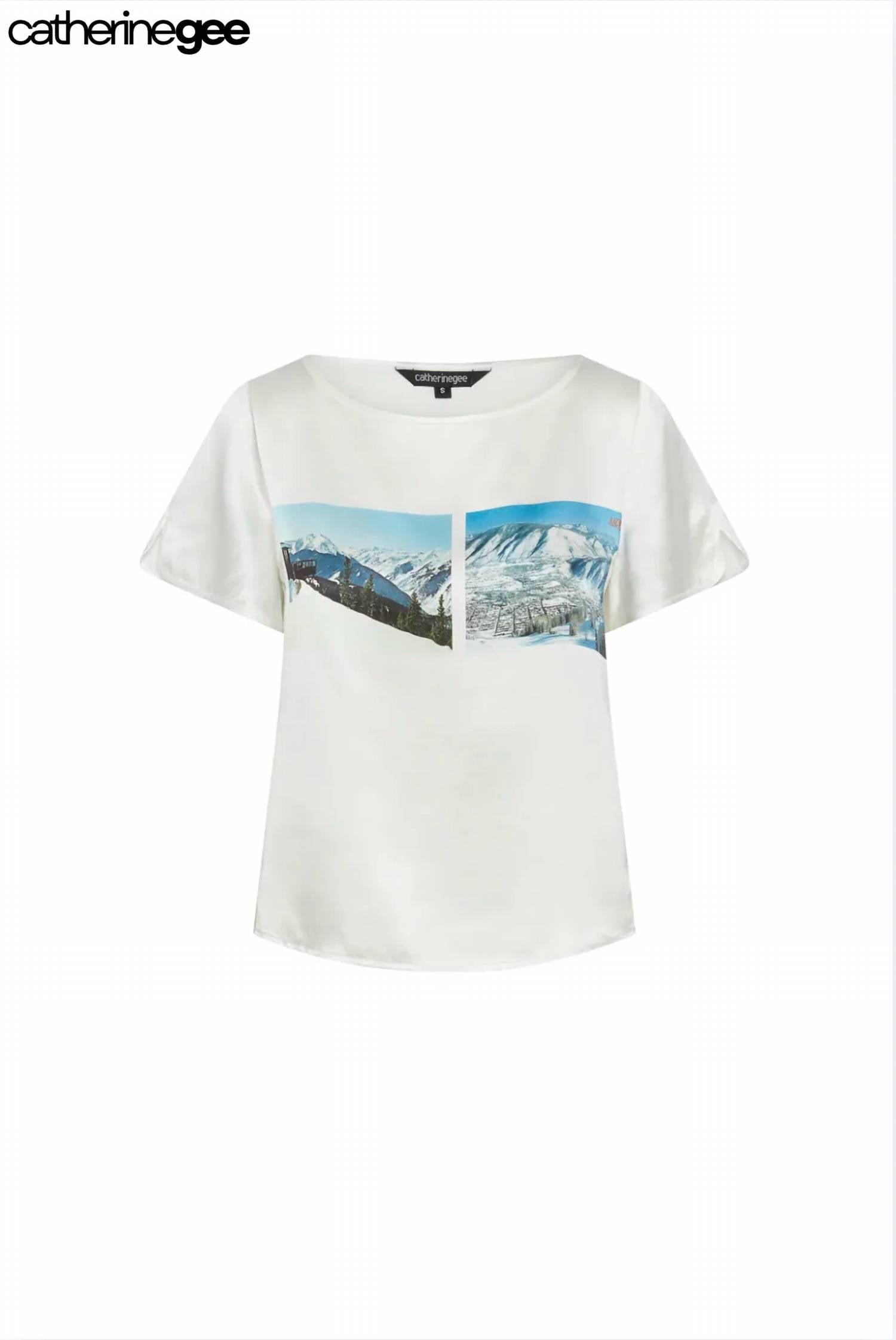Catherine Gee - Women's Postcard Silk Tee