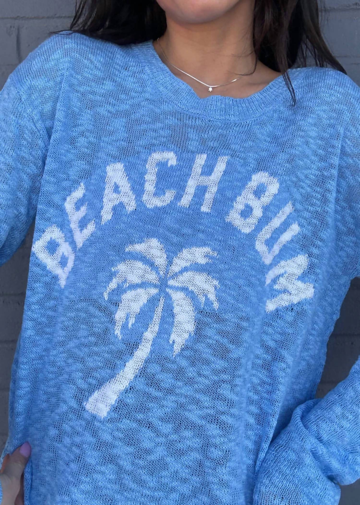 Ocean Drive - Beach Bum Slub Knit Sweater