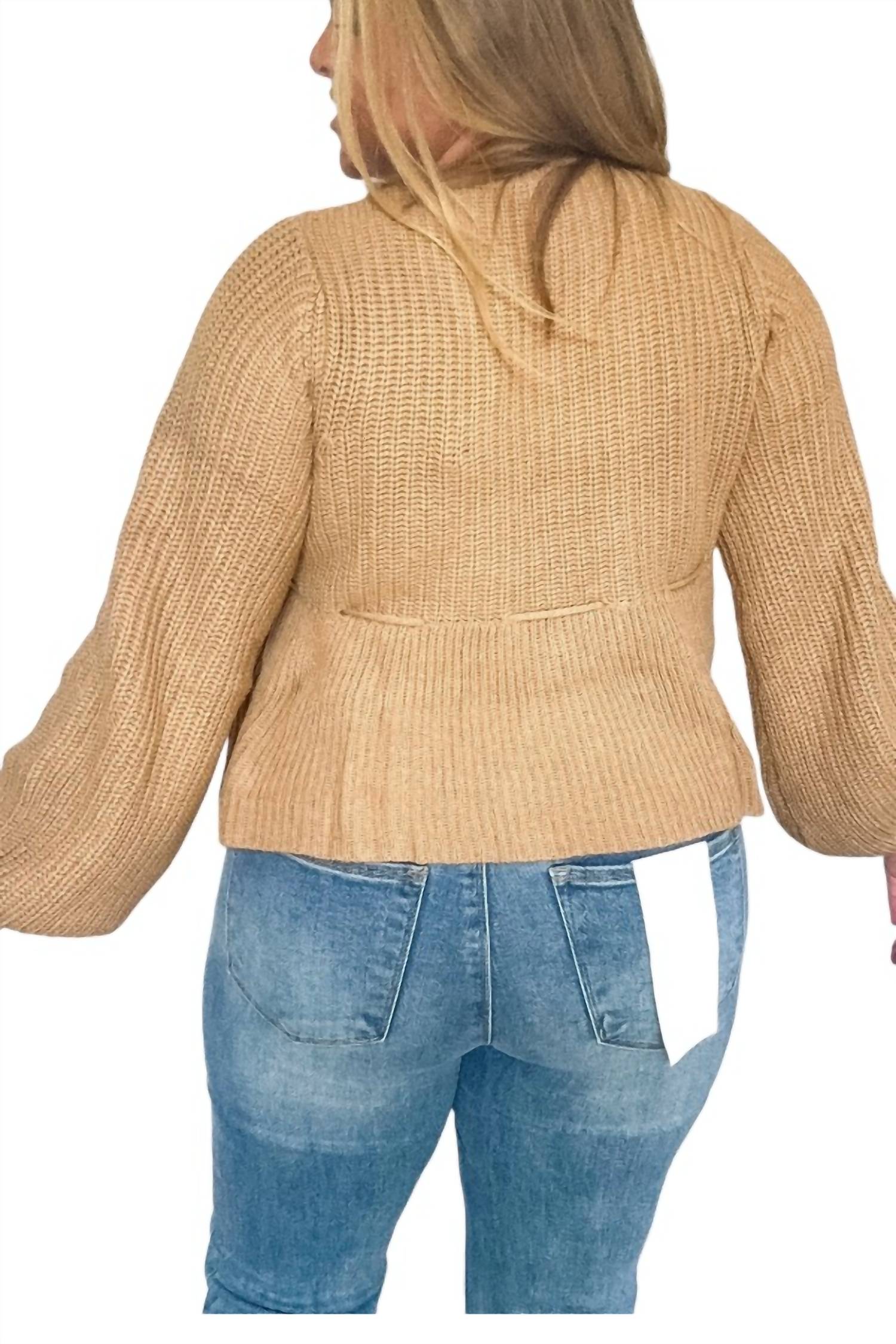 Le Lis - Sadie Puff Sleeve Sweater
