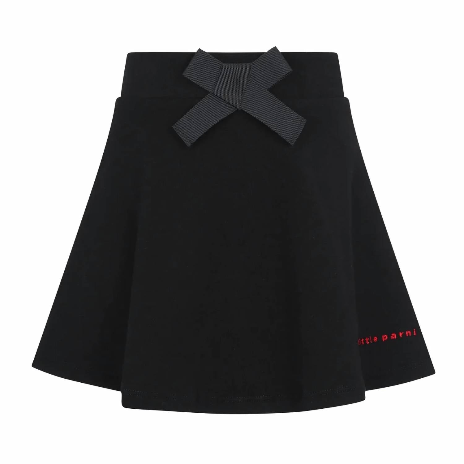 Little Parni - Girls Short Logo Skirt
