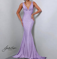 Johnathan Kayne - Crystal Embellished Mermaid Gown