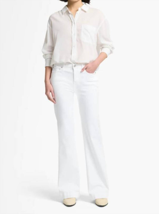 7 For All Mankind - Dojo Tailorless Wide Leg Denim Jean