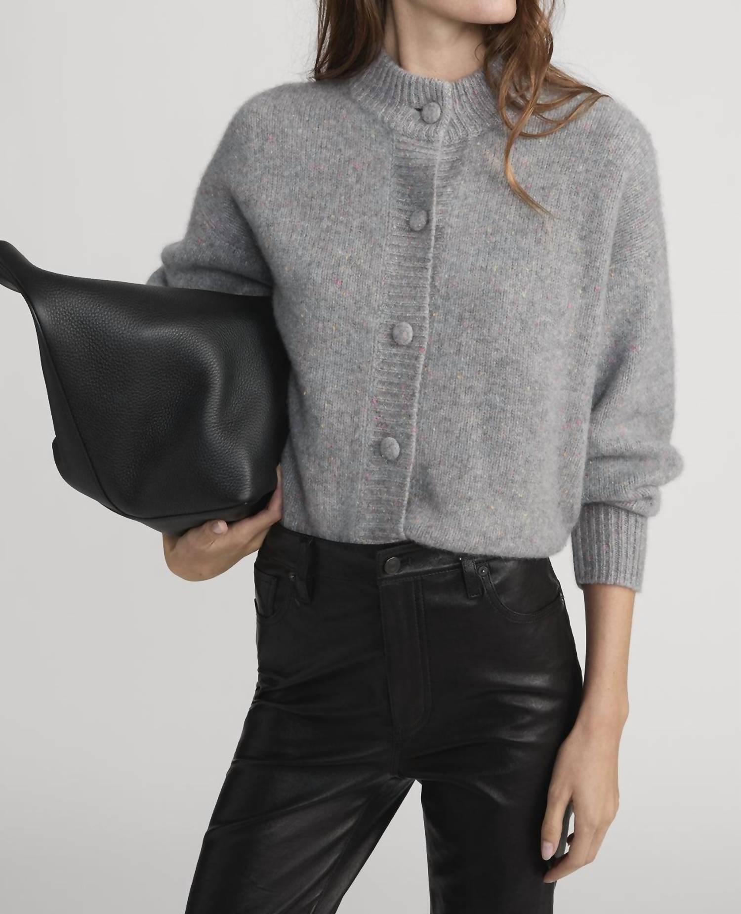 Frame - The Cashmere Fleck Cardigan
