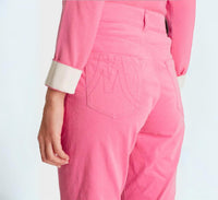 Marc Cain Silea Pants With Side Slits in bright orchid - women's jeans - view 6