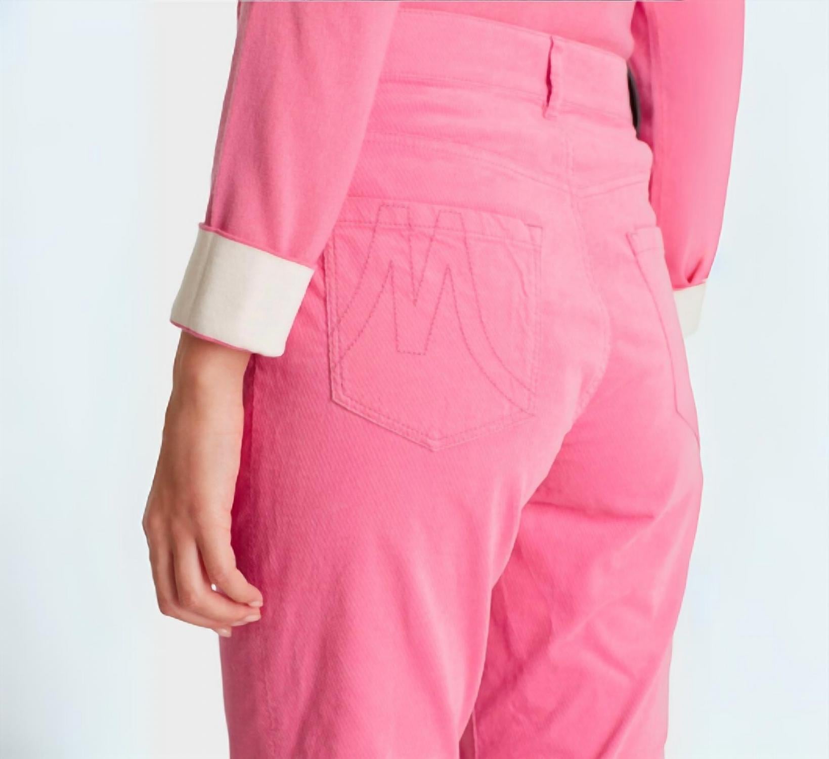 Marc Cain Silea Pants With Side Slits in bright orchid - women's jeans - view 6