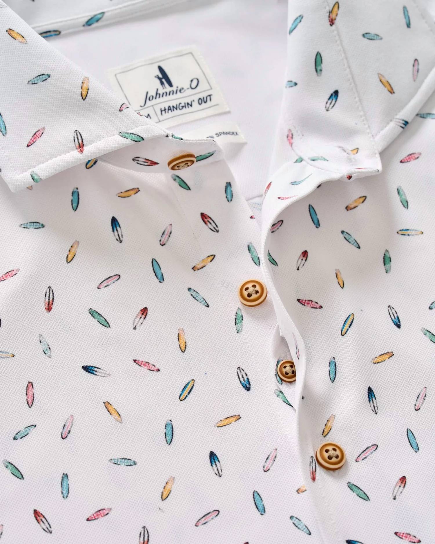 Johnnie-O - Men's Shortboard Short Sleeve Button Up Shirt