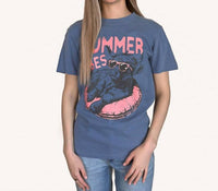 Kissed Apparel - Summer Vibes Highland Cow Graphic Tee