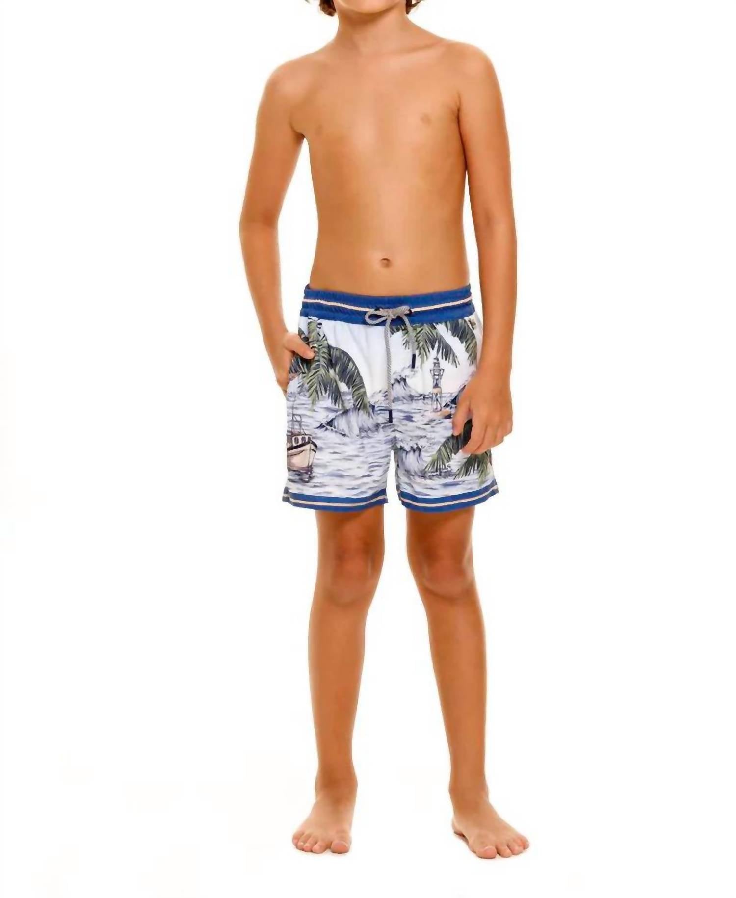 Agua Bendita - Boy's Nick Kai Trunks
