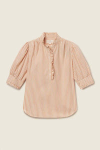 Trovata - Noah Blouse Maple Stripe