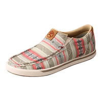 TWISTED X Women's Slip On Hooey Shoe in loper pink multi - women's sneaker
