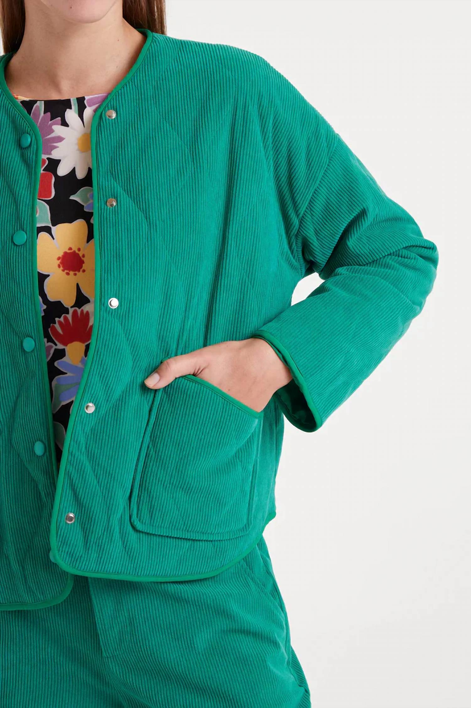 Compania Fantastica - Quilted Corduroy Jacket