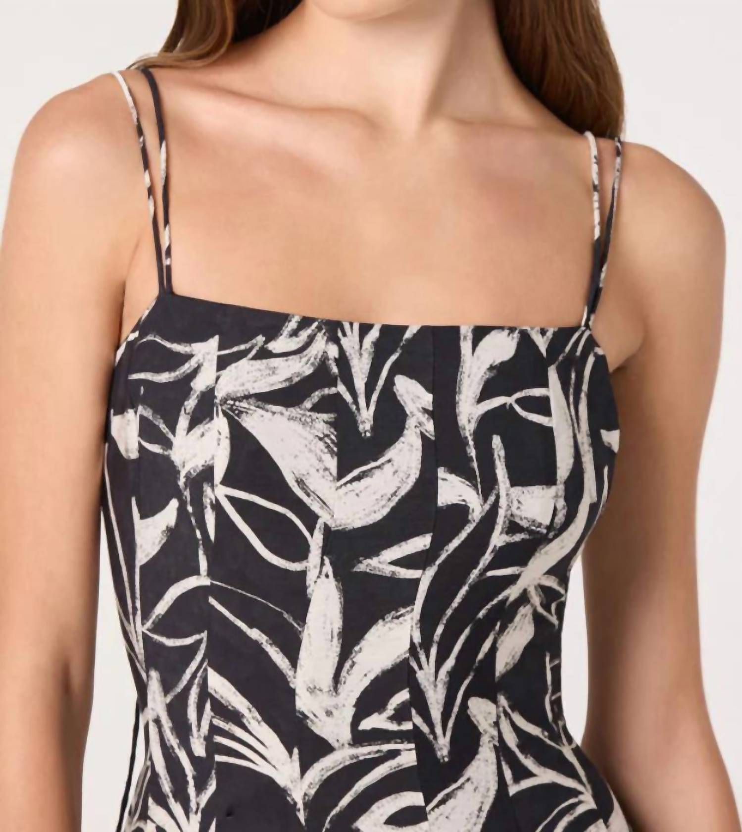 Astr - Trisha Square Neck Dress