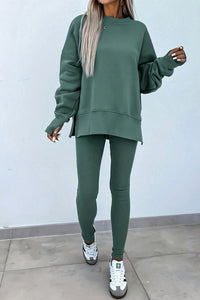 Lovesoft - Oversized Lounge Set with Ribbed Leggings