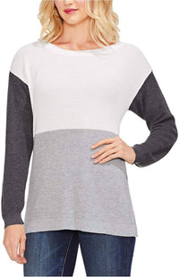 Vince Camuto - Colorblocked Pull On Sweater