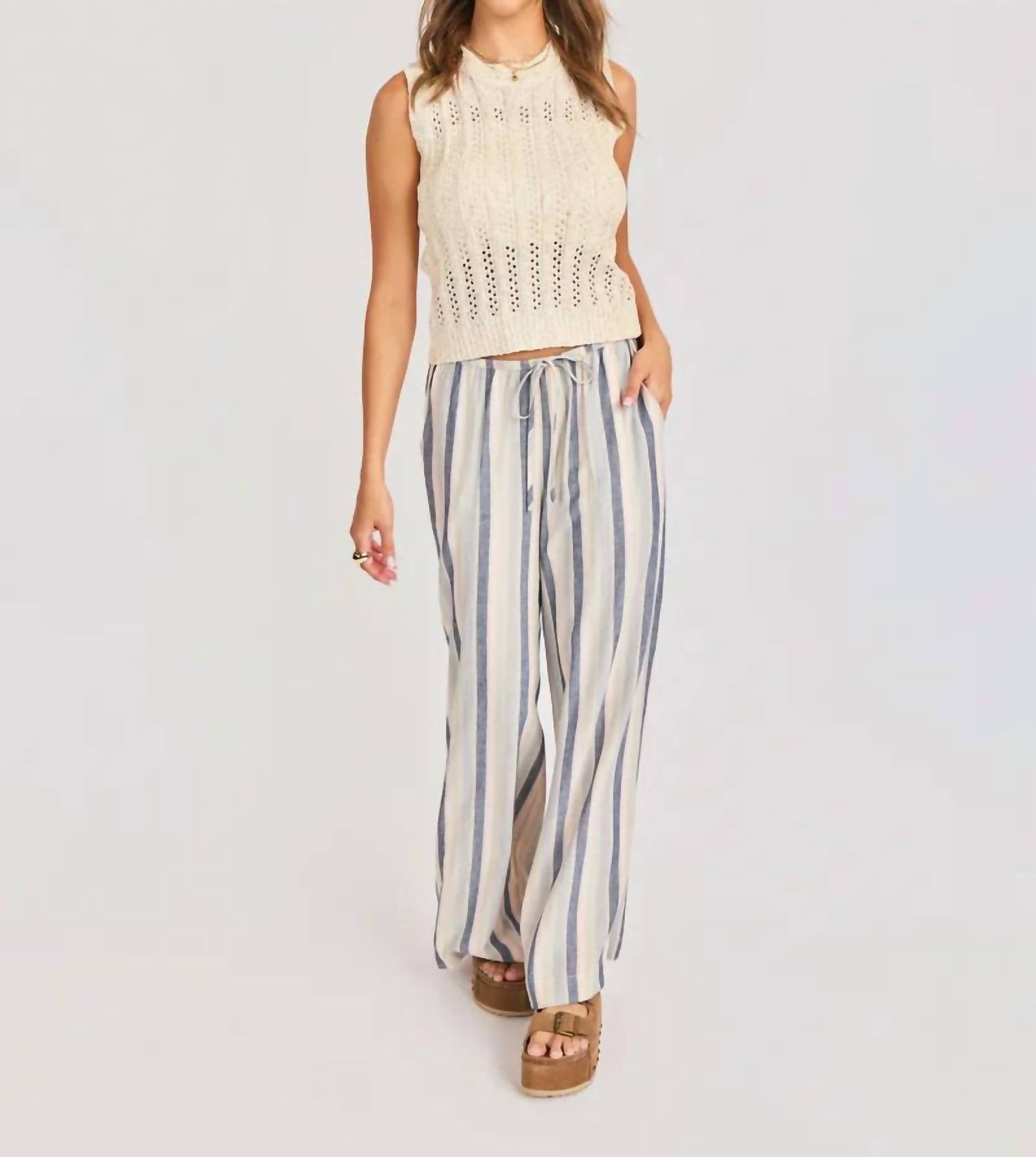 Sadie & Sage - Sweetgrass Striped Pants
