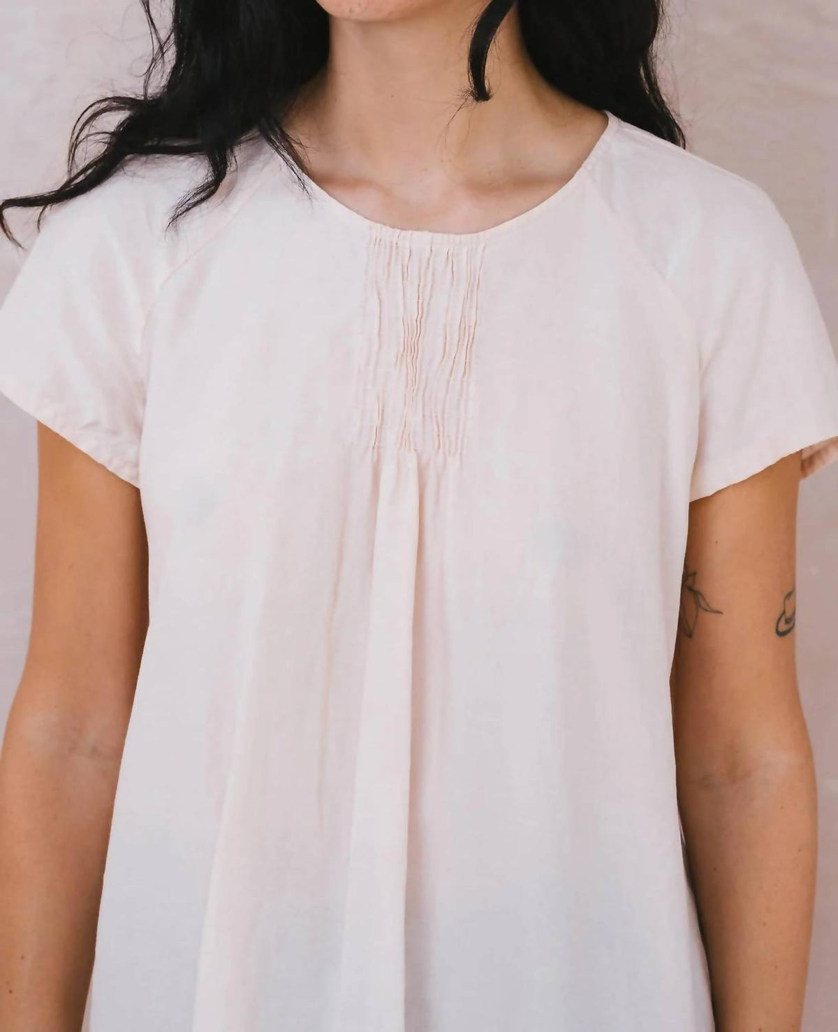 Sula - Smock A-line Short Raglan Sleeves Top