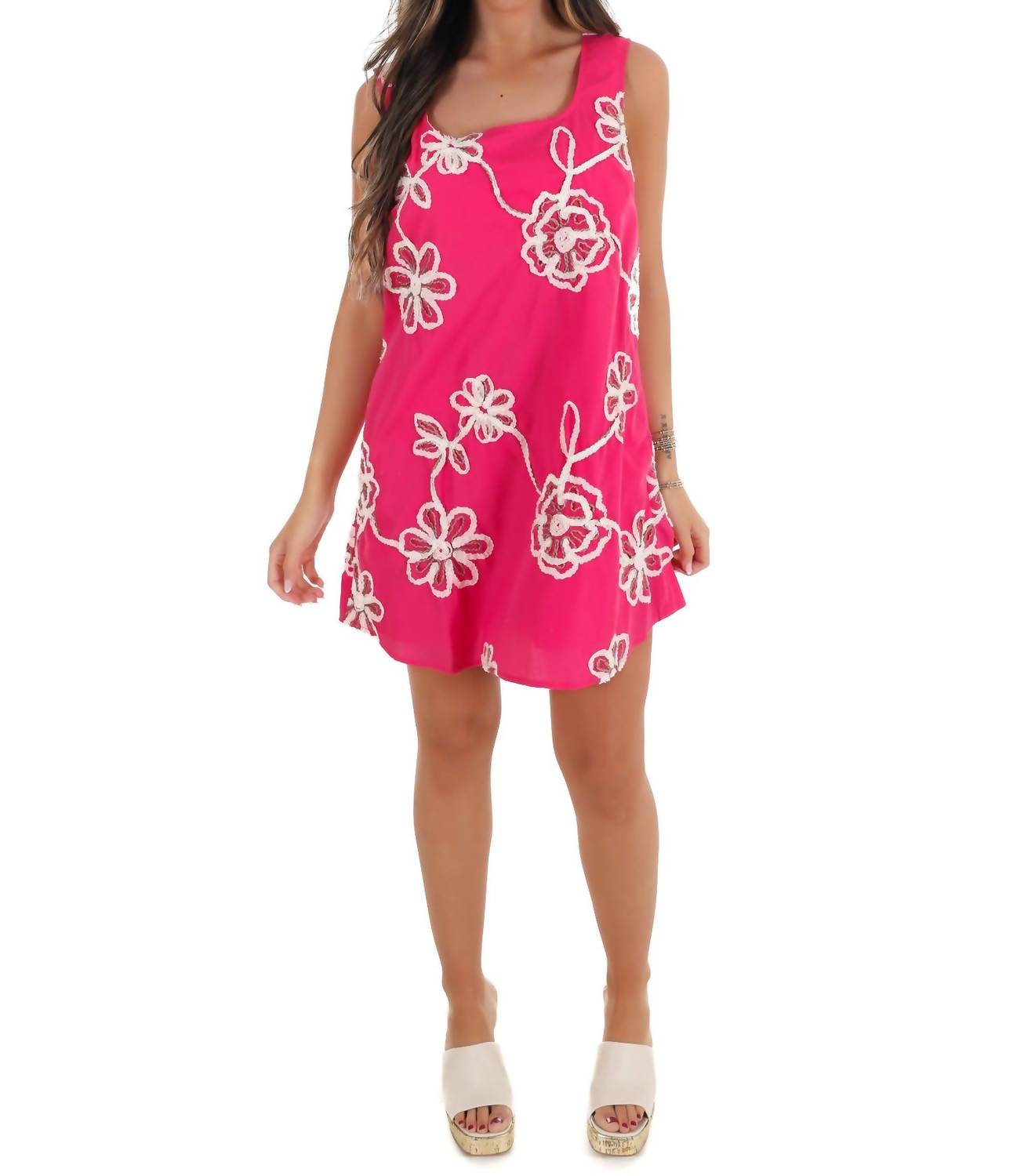Day + Moon - Women's Floral Flirt Mini Dress
