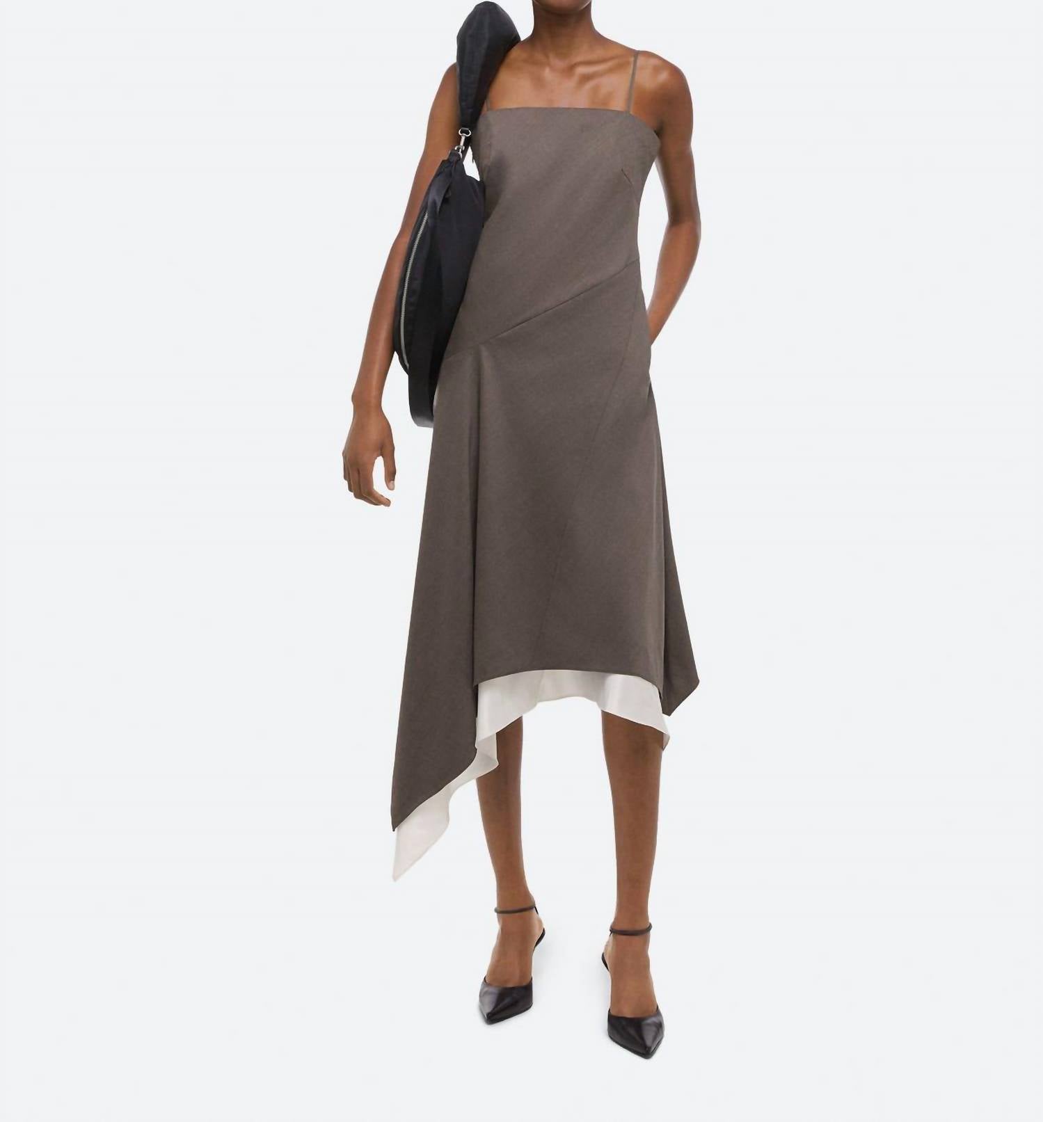 Helmut Lang - Scarf Hem Dress