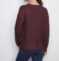 Charlie B - Foiled Crew Neck Sweater