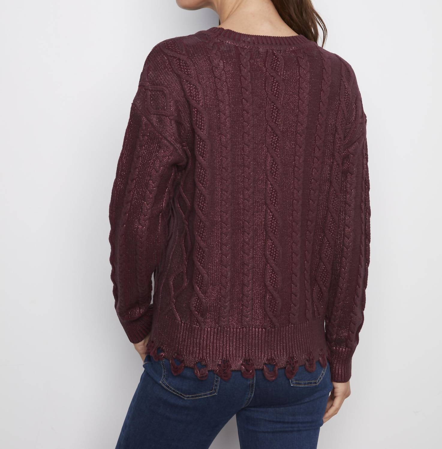 Charlie B - Foiled Crew Neck Sweater