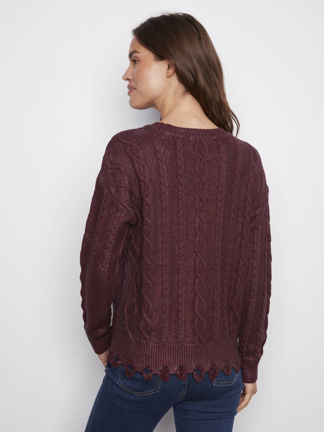 Charlie B - Foiled Crew Neck Sweater