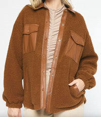 Entro - Sherpa Leather Jacket