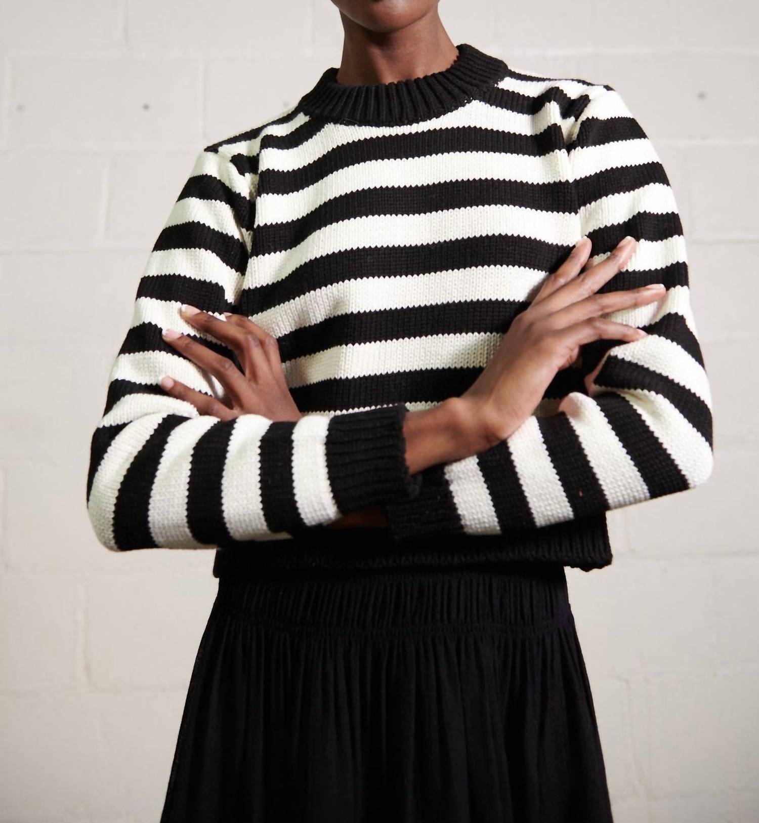 Maria Stanley - Shrunken Cotton Jumper