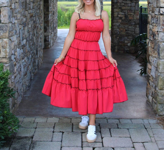 Tcec - Rally Ruched Midi Dress