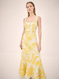 Alexis - Kayleen Paneled Midi Dress