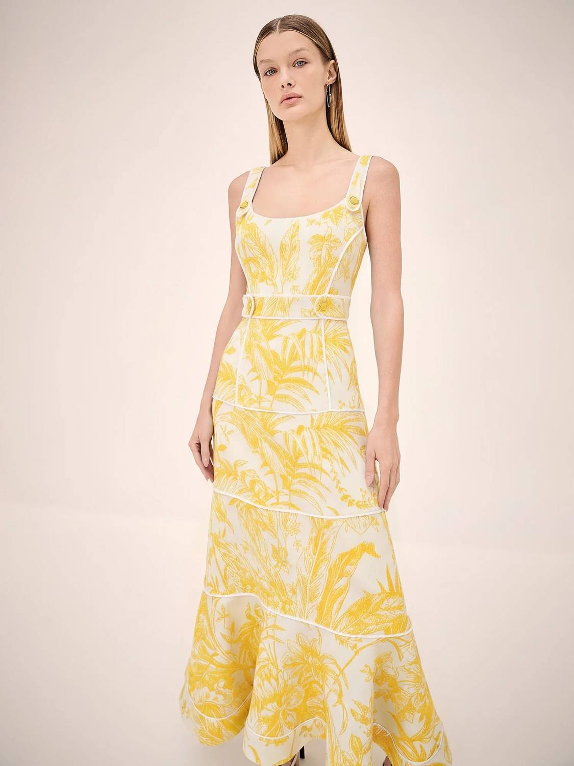 Alexis - Kayleen Paneled Midi Dress