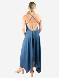 LOVESTITCH Denim Dreams Dress in blue - women's dress - view 4