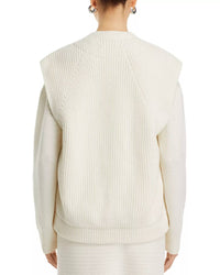 Fabiana Filippi - Techno Taffeta Quilted Vest with Knit Back