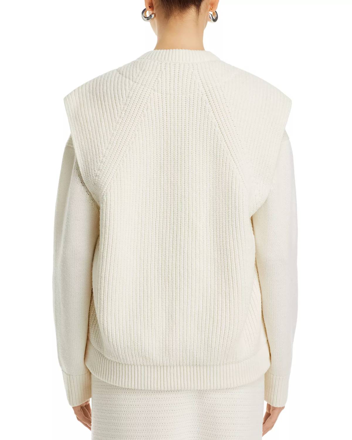 Fabiana Filippi - Techno Taffeta Quilted Vest with Knit Back
