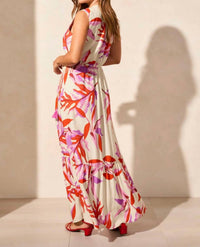Tribal - Drawcord Waist Maxi Dress