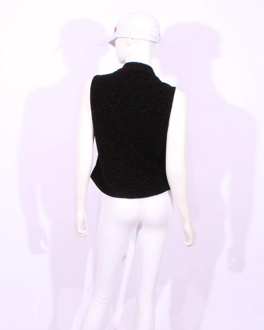 Love Love Tennis - Women's Leopard Reversible Vest