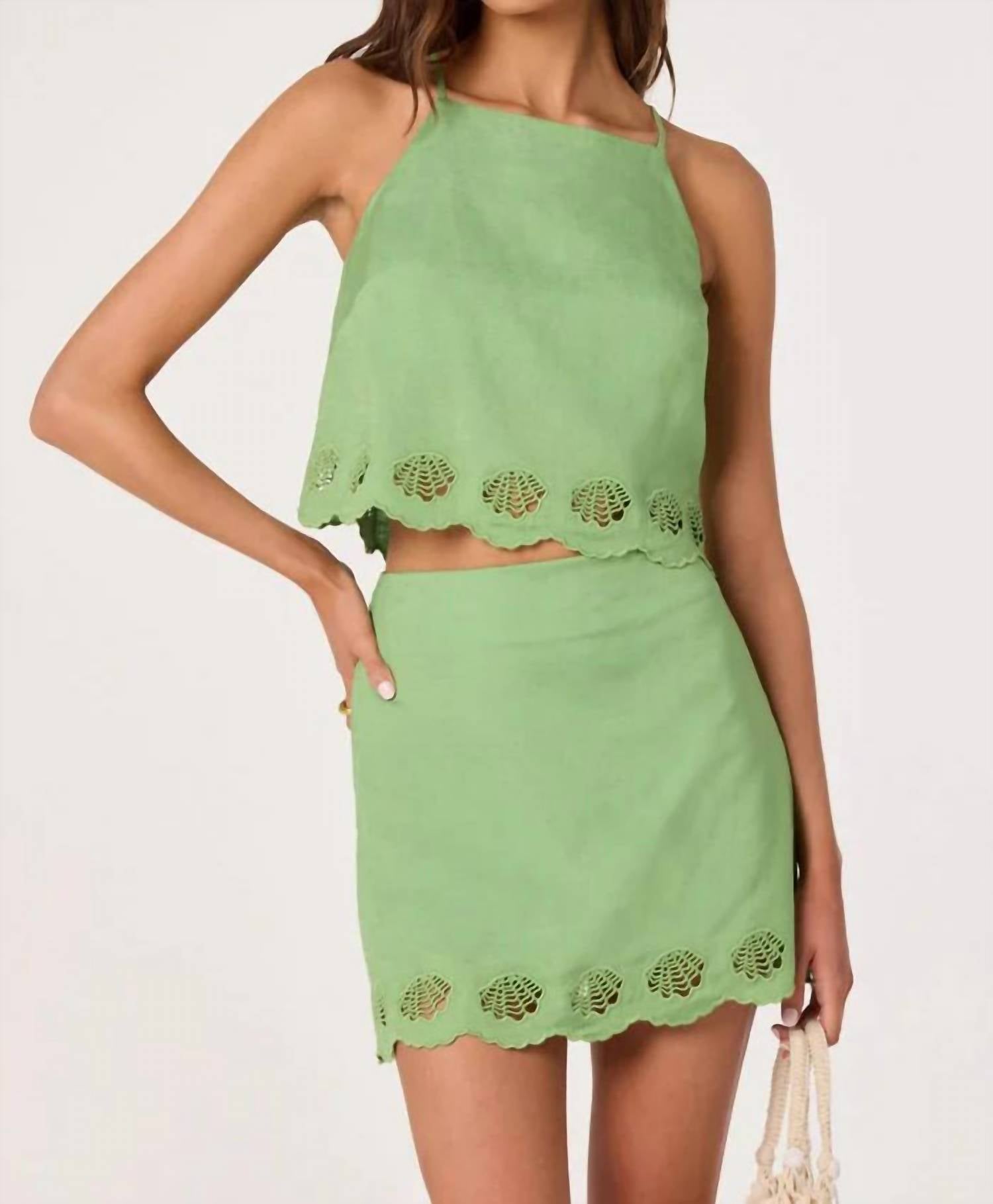 Astr - TANIYA SHELL MINI SKIRT