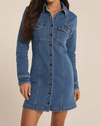 Z Supply - Candice Knit Denim Dress