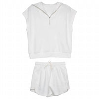 Katydid - Quarter Zip Top Scuba Short Set