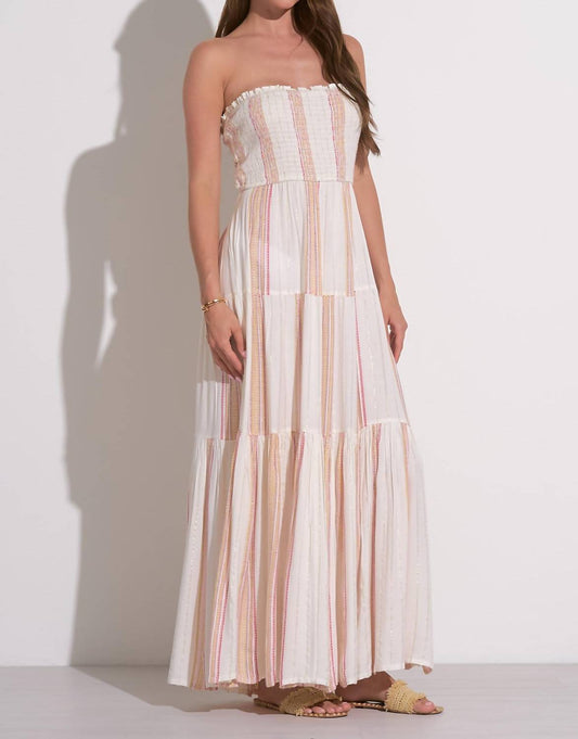 Elan - Strapless Maxi Smock Dress