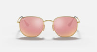 Ray Ban - Hexagonal Flat Lens Large Non Polarized Sunglasses Rb3548n 001/z2