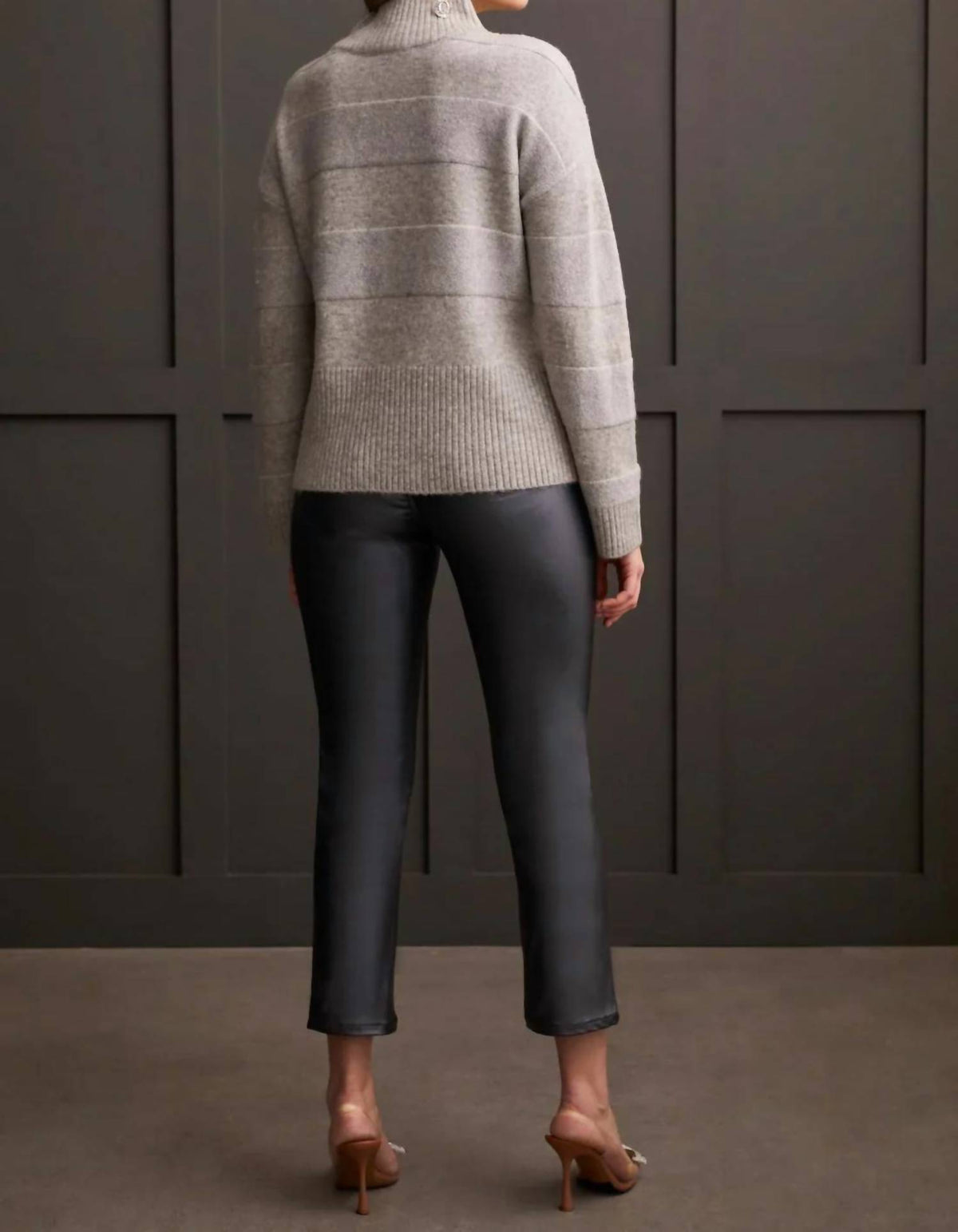 Tribal - Long Sleeve Mock Neck Sweater