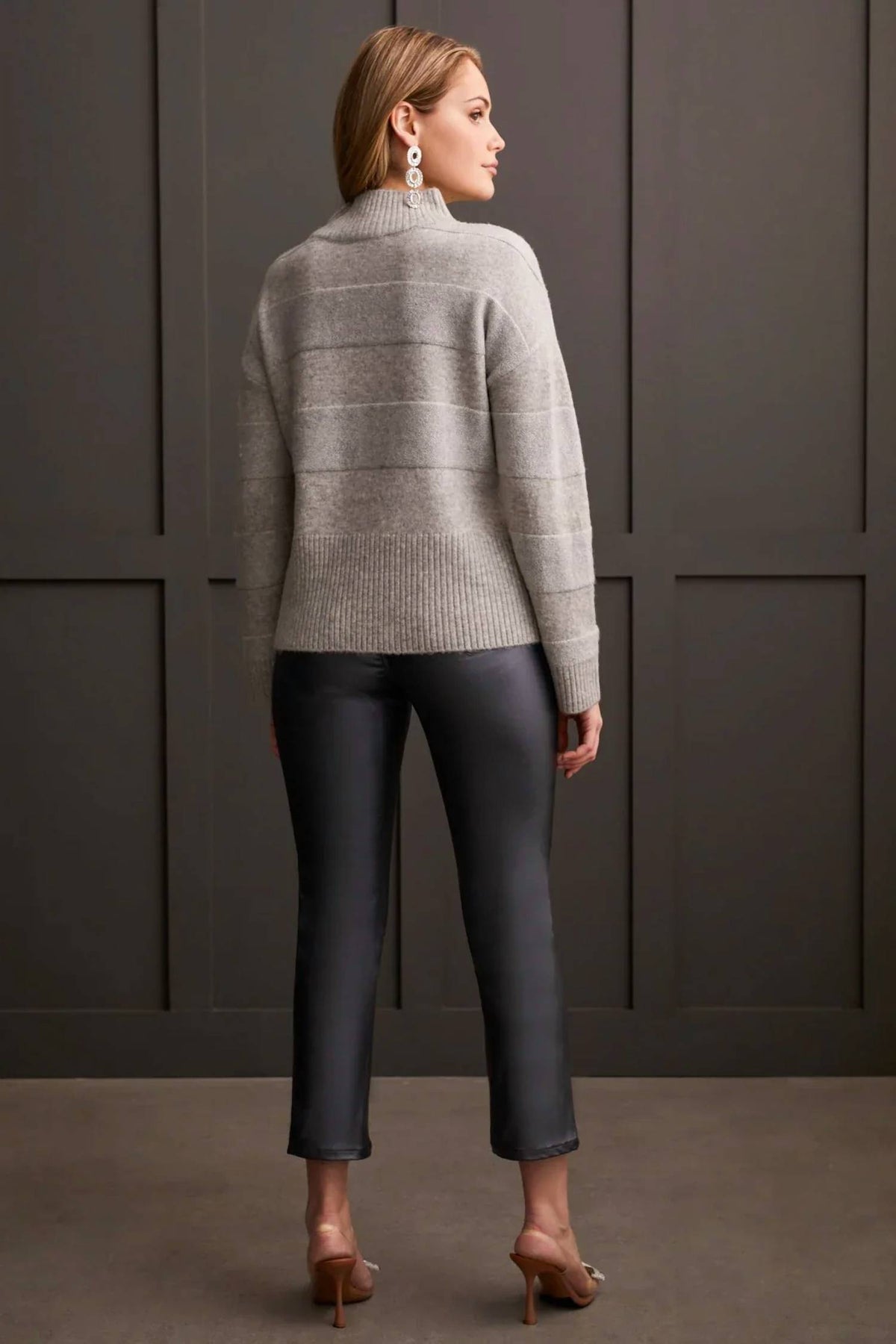 Tribal - Long Sleeve Mock Neck Sweater