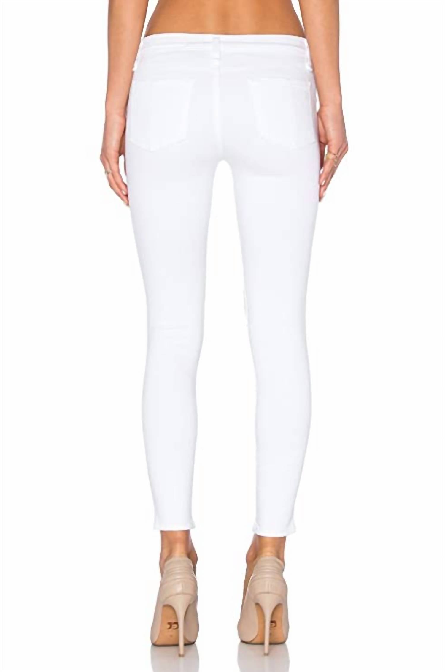 Bright Capri Jean with Holes