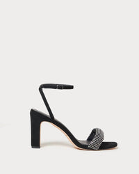 Loeffler Randall - WOMEN'S SHAY BLACK RHINESTONE HEELED SANDAL