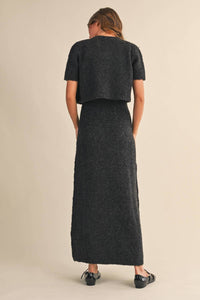 Klesis - Mary Cardigan And Sweater Maxi Dress Set
