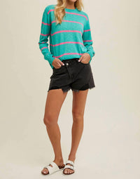 Wishlist - Striped Lightweight Sweater